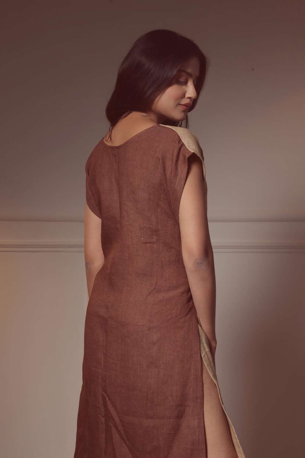 Tie-up dress (free size)
