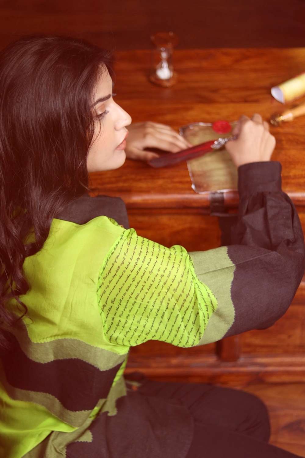 Our iconic patch shirt with thread detail (Lime, Olive, Black)